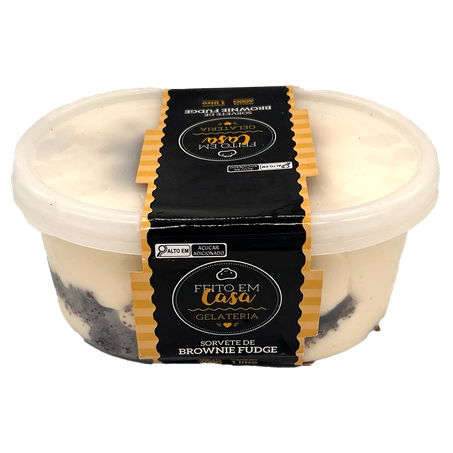 Sorvete Hippo Brownie Fudge 1l
