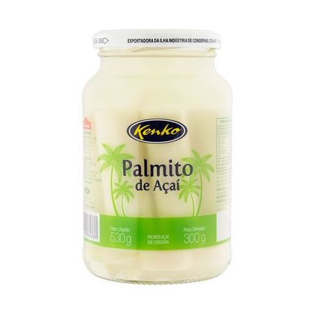 Palmito de Açaí Kenko Integral Vidro 300G