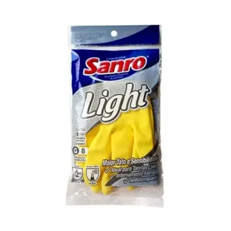 LUVA SANRO LIGHT AMARELA G
