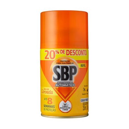 SBP 250ML CITRONELA AUTOMATICO 20% REFIL