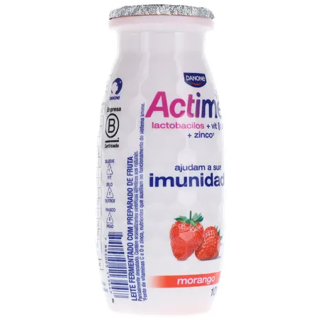 Leite Fermentado Parcialmente Desnatado de Morango Actimel 100G 360-32