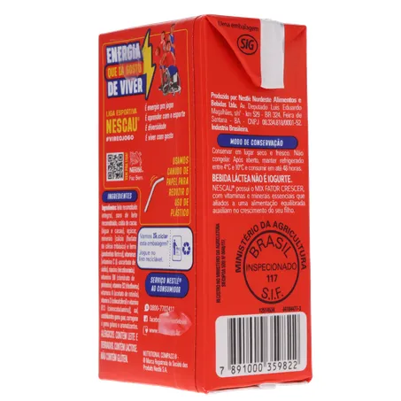 BEBIDA LÁCTEA NESCAU PRONTINHO 180ML 360-23
