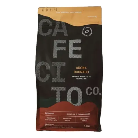 CAFE EM GRAO CAFECITO 1KG AROMA DOURADO