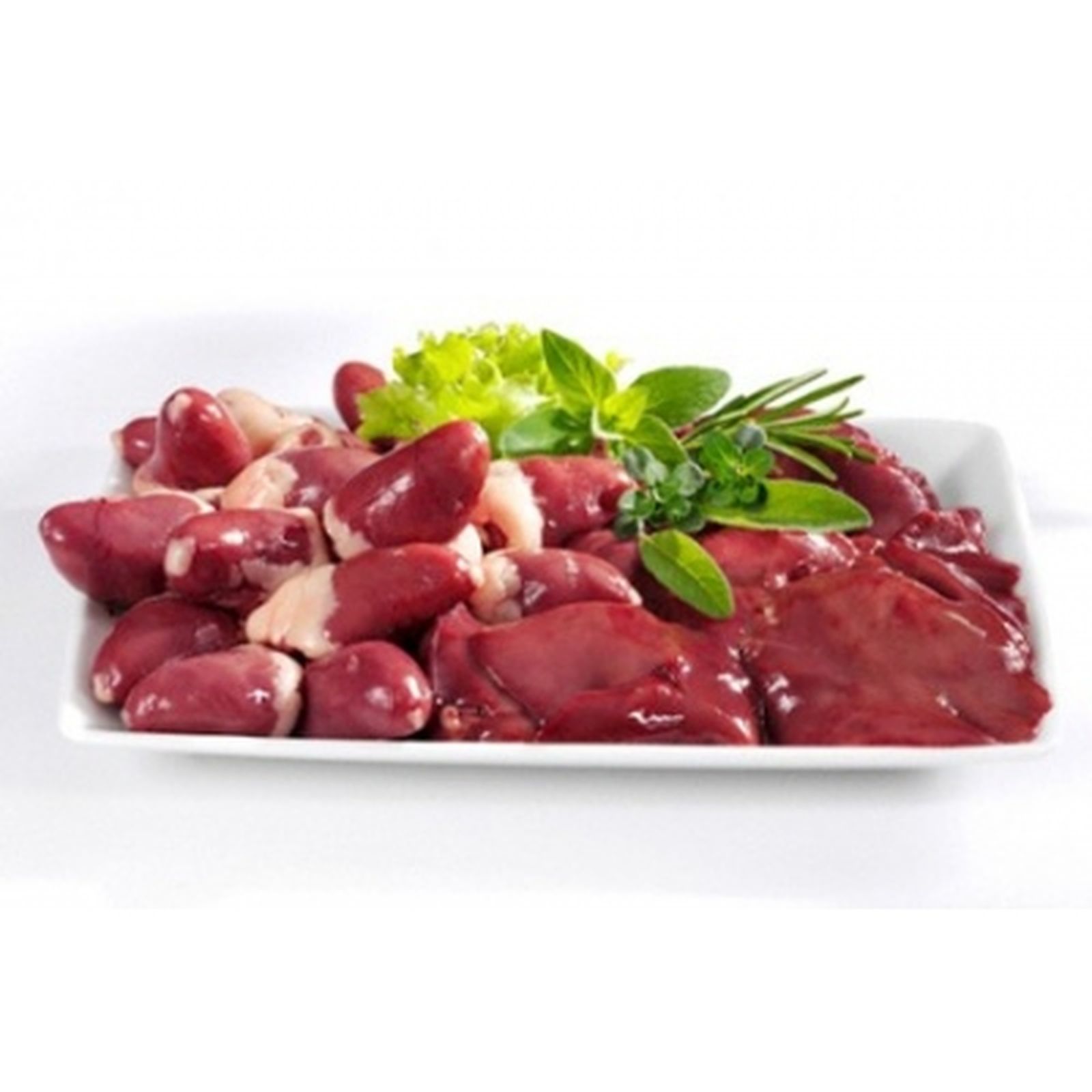 Coração de frango temperado kg