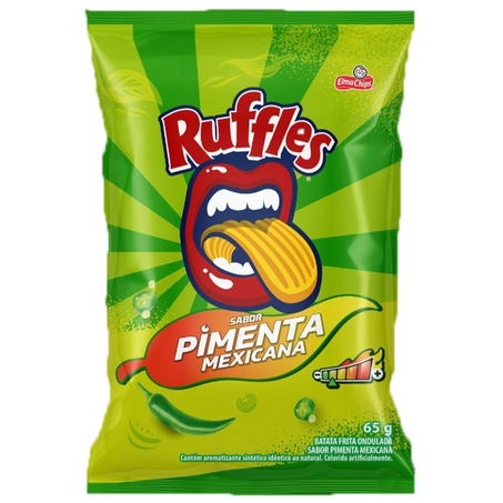 Salgadinho ruffles pimenta mexicana 65g
