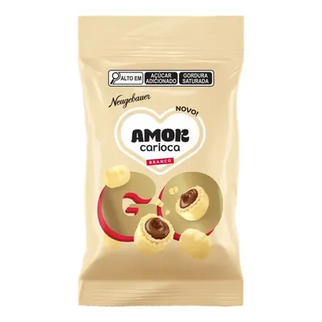 Confeito neugebauer bibs amor carioca choco branco go 40g
