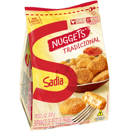Nuggets sadia frango tradicional 300g