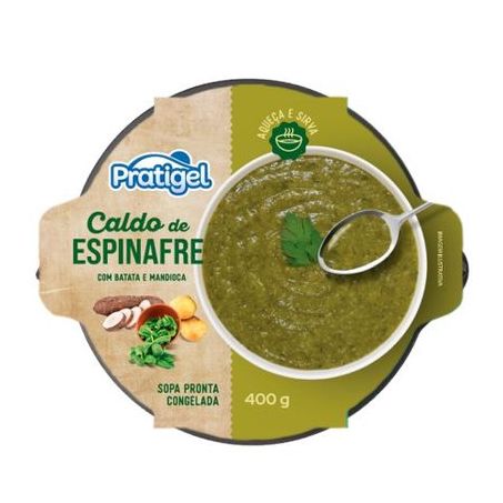 CALDO PRATIGEL 400G ESPINAFRE
