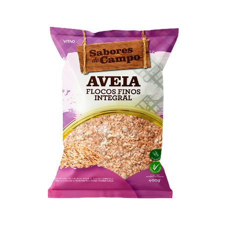 Aveia flocos fino sabores do campo 400g