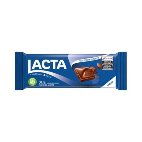 Chocolate ao leite lacta 50,1g