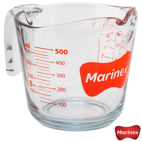 Bazar jarra vidro medidora marinex 500ml