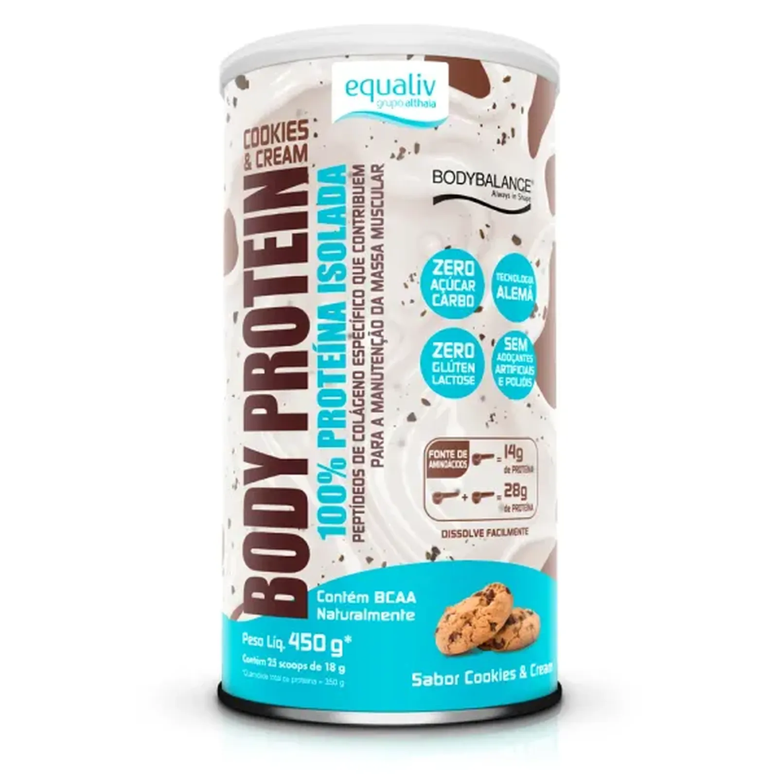 Body Protein Cookies Cream 450g