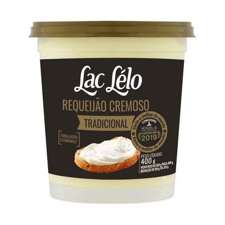 Requeijao cremoso lac lelo 500gr