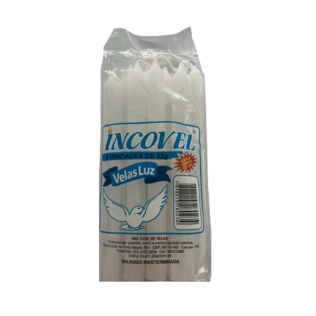 VELA INCOVEL BRANCA 8X22G PCT