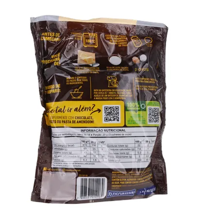 Mistura Para Bolo Brownie Chocolate Fleischmann Sachê 400G 360-16