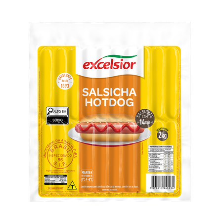 SALSICHA HOT DOG EXCEL S.C 2KG