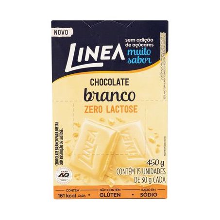 CHOCOLATE LINEA BRANCO ZERO LACTOSE 30G