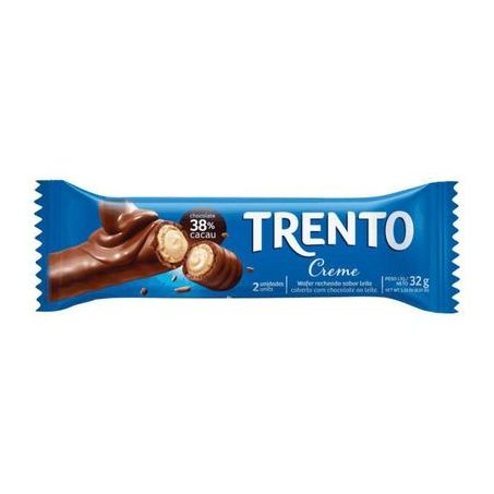 Wafer trento ao leite/creme 32g