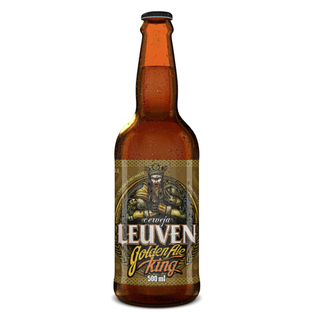 Cerveja Leuven Golden Ale King Garrafa 500ml