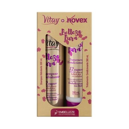 KIT REVITAY NOVEX SHAMPOO+COND BELEZA PURA