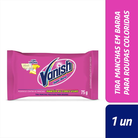 Tira-manchas em barra multiuso vanish 75g