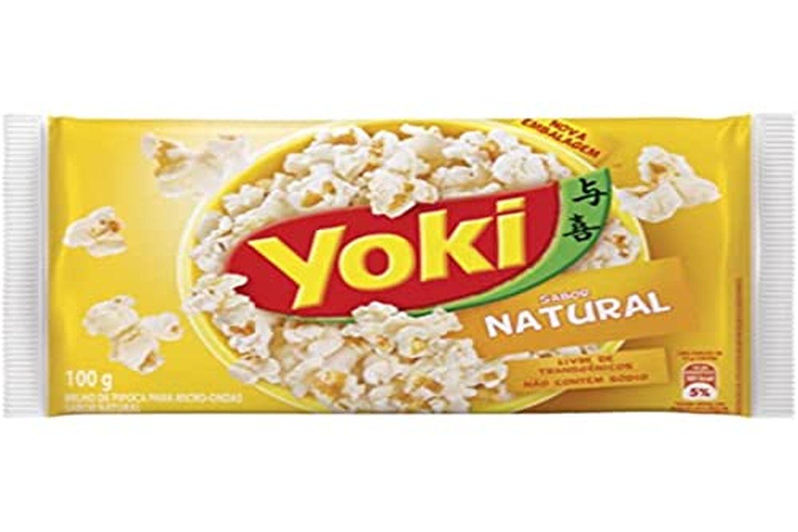 Pipoca de Microondas Yoki Pop Corn Natural 100G