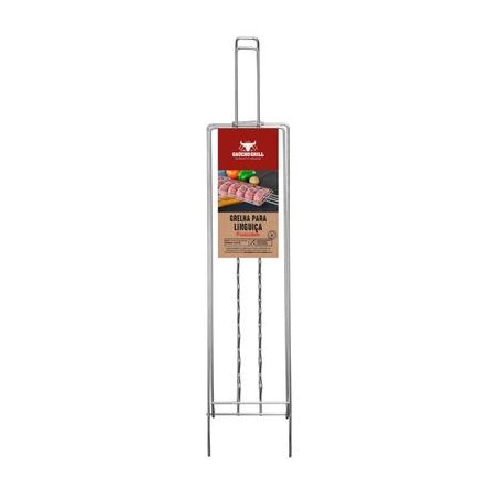 Grelha p/linguica 13x50 gaucho grill