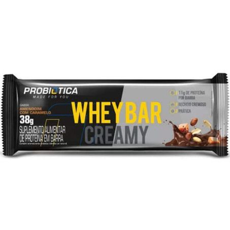 Barrinha Whey Bar Creamy 38g Chocolate