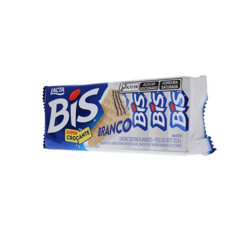 Chocolate Wafer Bis Lacta Branco 100,8g 360-4