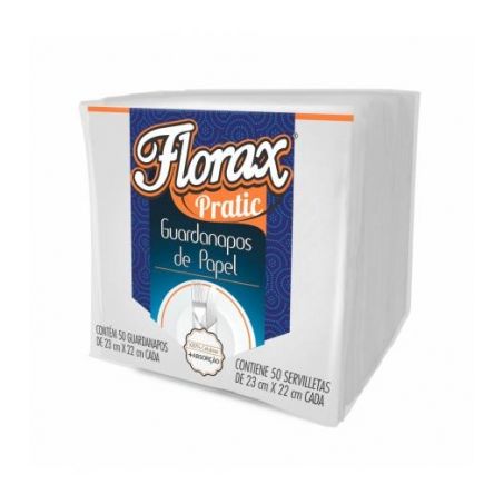 Guardanapo papel pratic florax c/50
