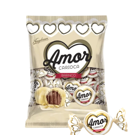 Bombom neugebauer amor carioca pcc/500g 25un ao leite