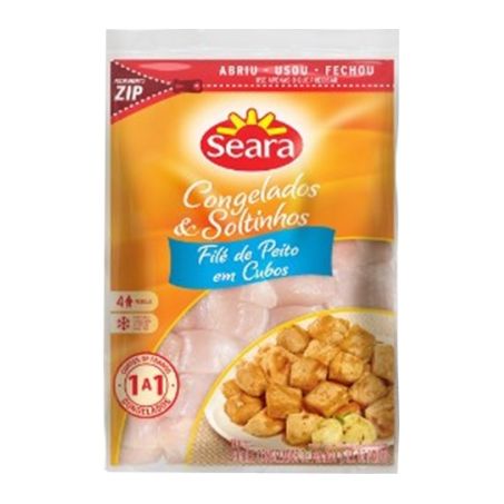 FILE DE PEITO SEARA 1KG CUBOS