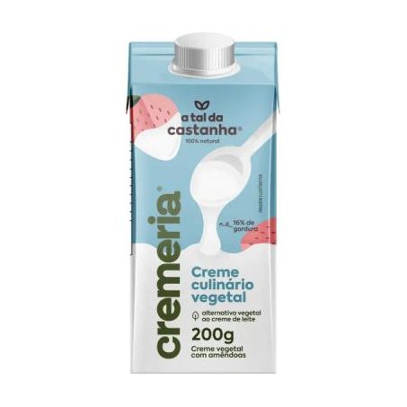 Creme culinario a tal da castanha 200ml cremeria