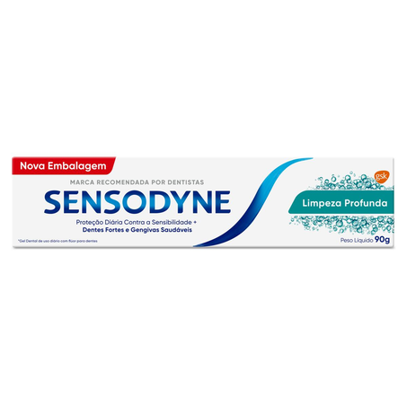 Gel Dental Sensodyne 90g - Limpeza Profunda