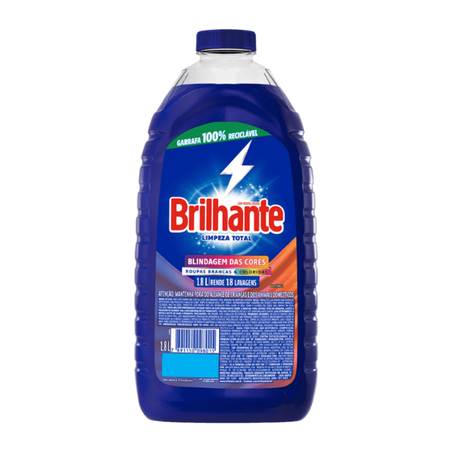 Lava Roupas Líquido Limpeza Higiene Total 1,8l