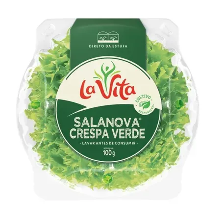 Feira Salada Nova Mini Lisa Verde 100g