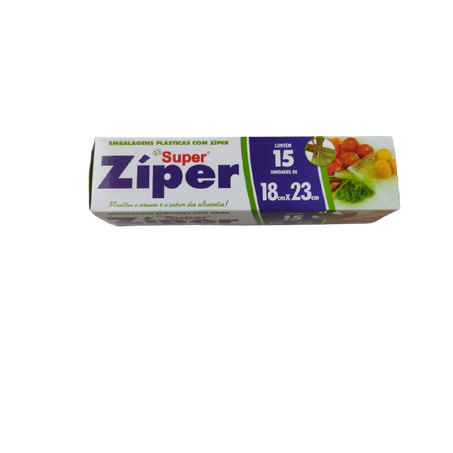 Saco super ziper cx 18x23