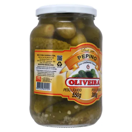 PEPINO OLIVEIRA VD -300G TRADICIONAL 360-33