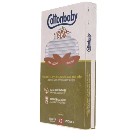 Cotonetes cottonbaby eco. c/75 360-5