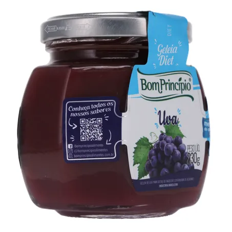 GELEIA BOM PRINC 230G DIET UVA  360-31