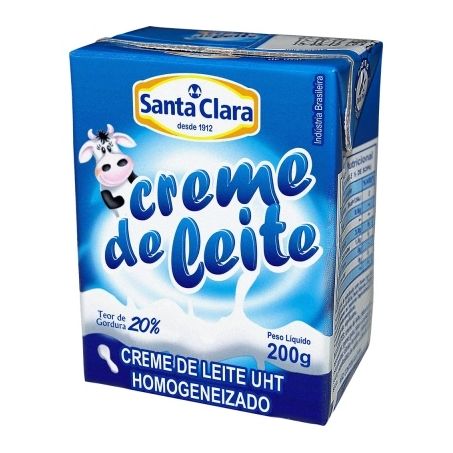 CREME DE LEITE SANTA CLARA 200G