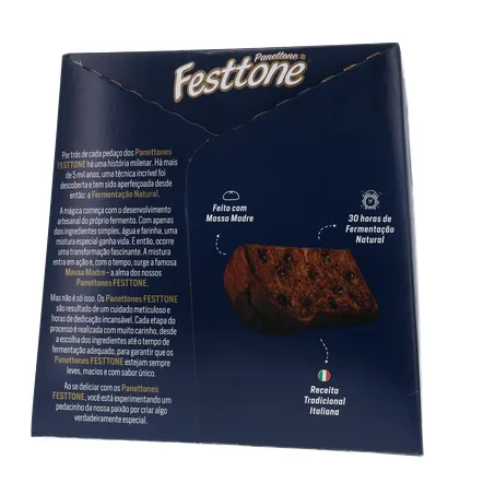 Panettone Duplo Chocolate Festtone 400G 360-28