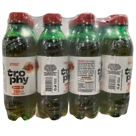 Refrigerante pet pcc/12x250ml trophy guarana