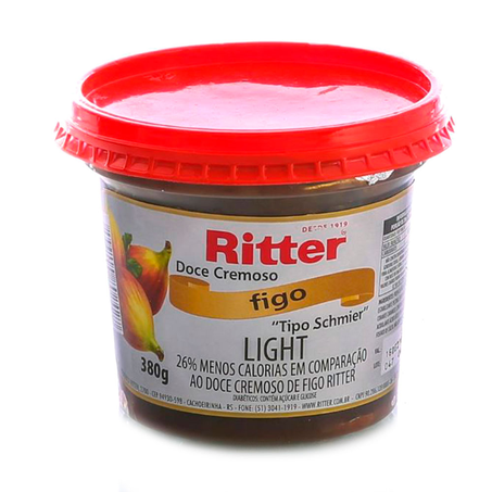 Doce de Figo Cremoso Ritter Light Embalagem 380G