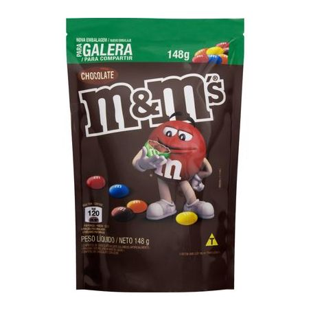 Confeitos de Chocolate Ao Leite M&M´S Sachê 148gr
