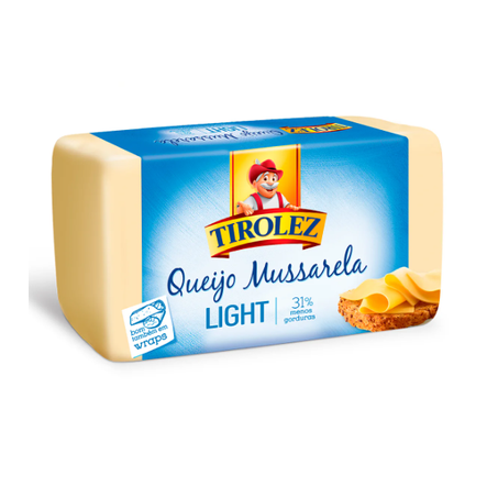Mussarela Tirolez Light Fatiada kg