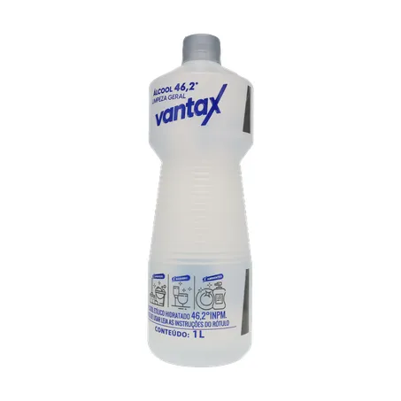Alcool líquido vantax 46,2º pet 1l 360-2