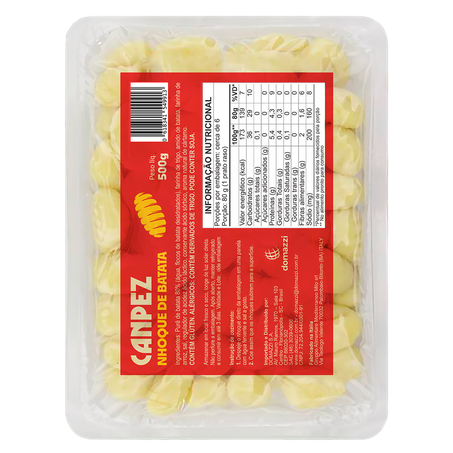 Massa Canpez Gnocchi 500g 360-1