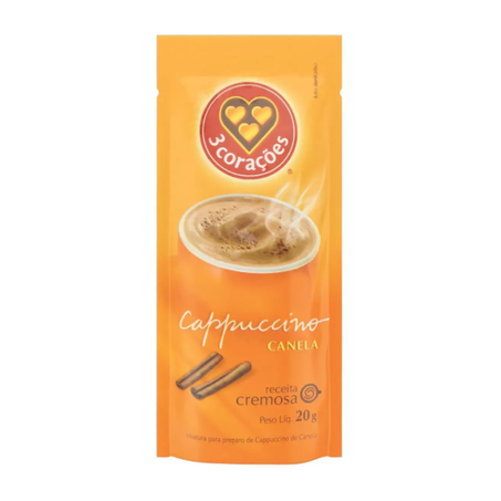 Cafe 3 coracoes 20gr cappuccino canela