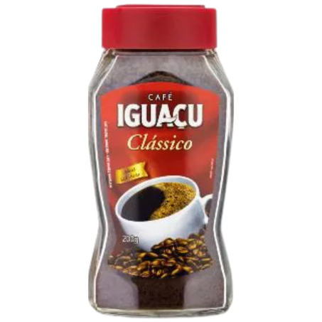 Cafe vidro soluvel iguacu 200g granulado